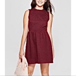 Xhilaration Jacquard Fit & Flare Sleeveless Dress